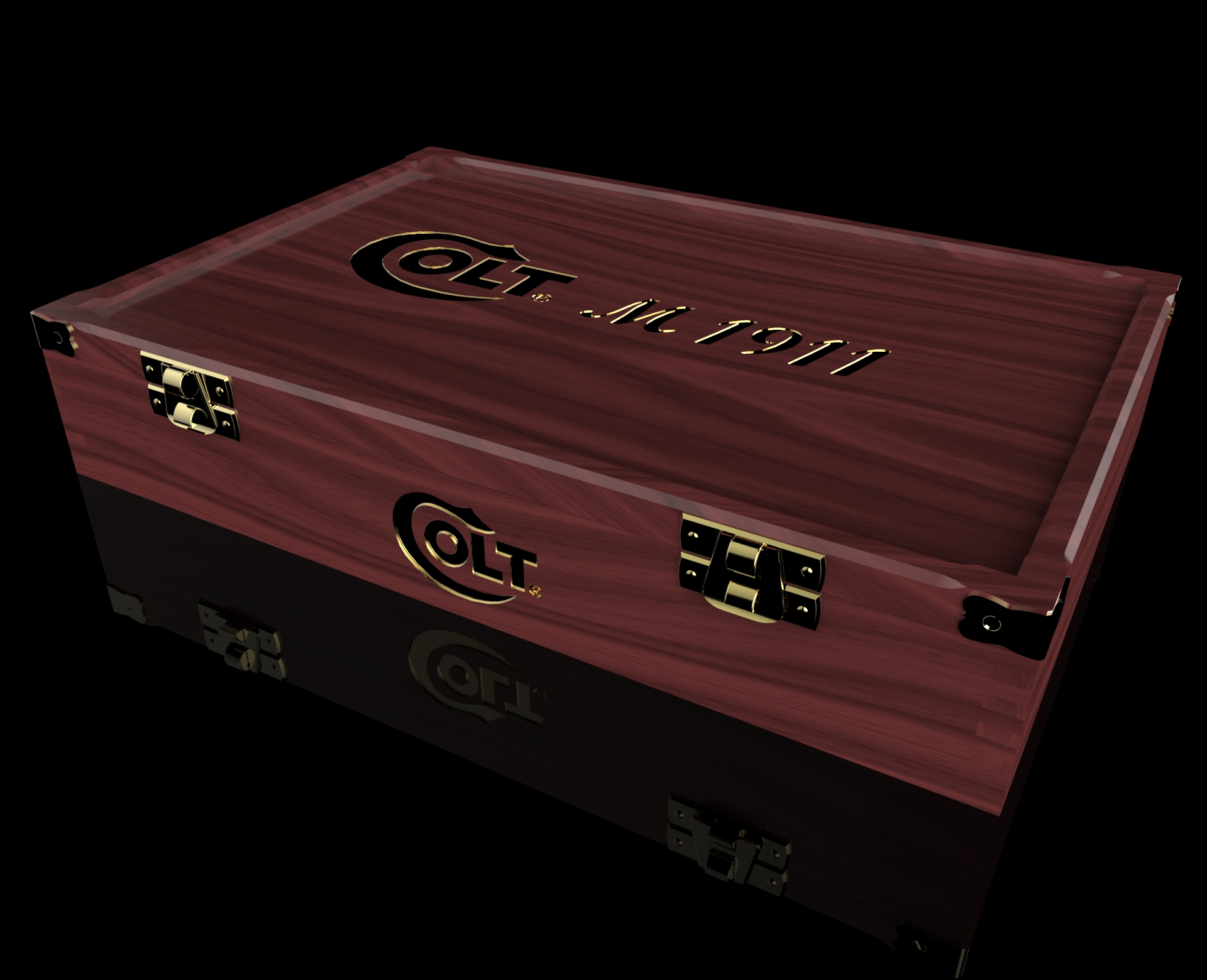 柯尔特M1911展示盒